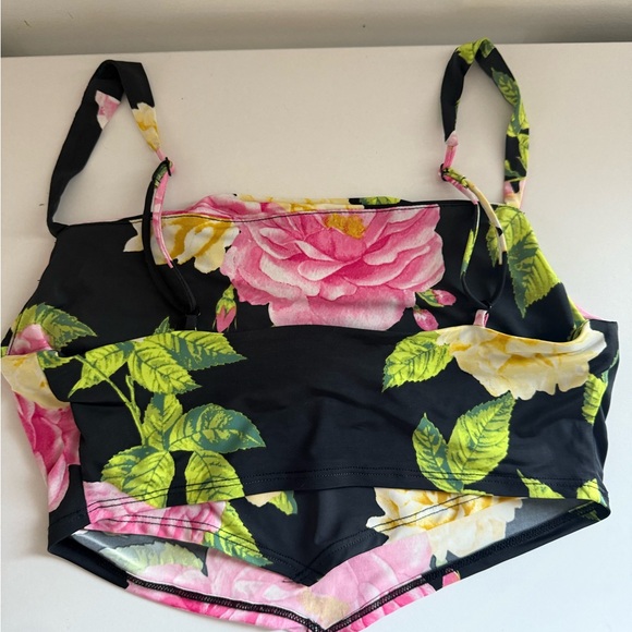 AFRM Black Dress with Pink and Yellow Floral Design - Picture 5 of 5